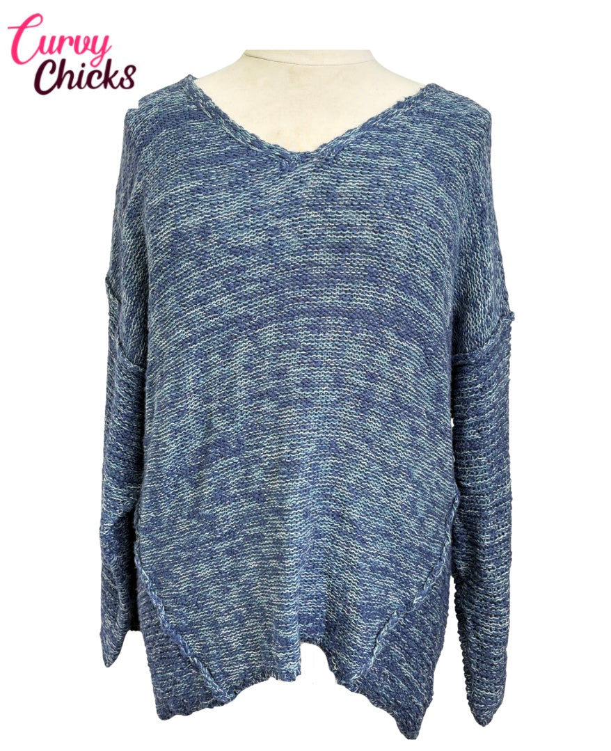 Universal Thread 1X Blue Knit Sweater (NWT)