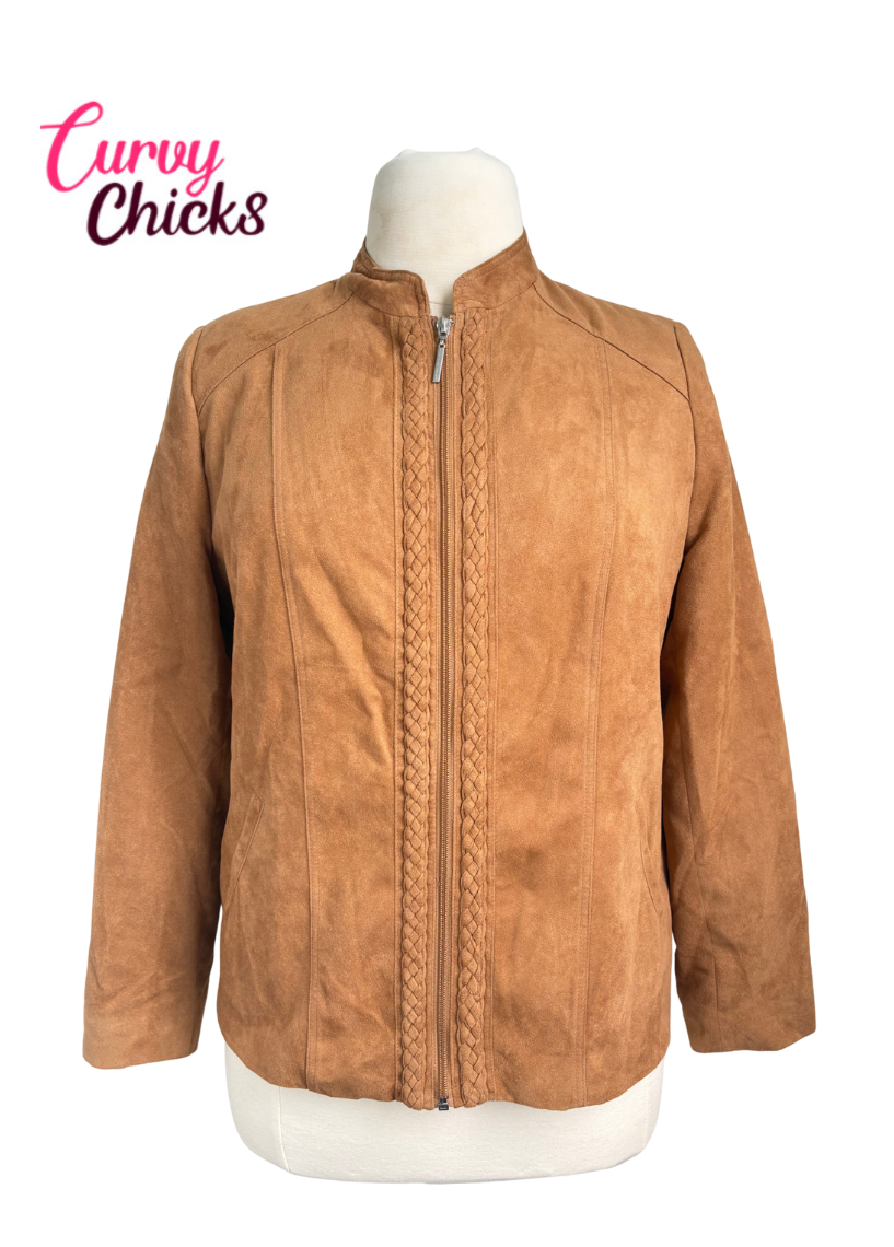 Allison Daley Brown Jacket – Size 14