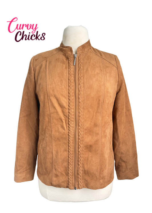 Allison Daley Brown Jacket – Size 14