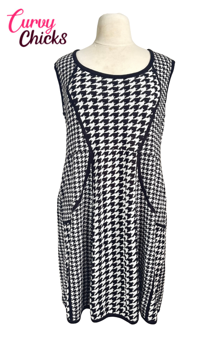 Lane Bryant Houndstooth Dress – Size 22/24