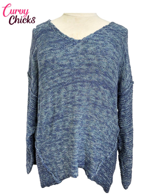 Universal Thread 1X Blue Knit Sweater (NWT)