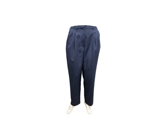 Dark Navy Pants by Kathie Lee Women - 20W